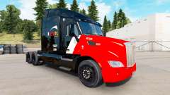 Skin CN Transportation on tractors and Pet Ken for American Truck Simulator
