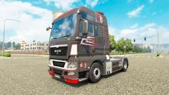 Grey Red skin for MAN truck for Euro Truck Simulator 2