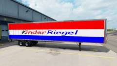 Skin Kinder Riegel on the trailer for American Truck Simulator