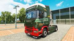 Edwards Transport skin for Scania truck for Euro Truck Simulator 2