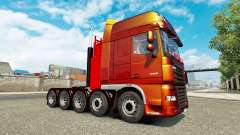 Additional chassis for tractor DAF XF for Euro Truck Simulator 2