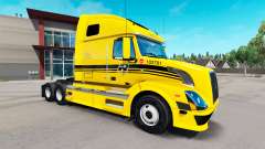 Robert Transport skin for Volvo truck VNL 670 for American Truck Simulator