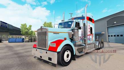 Skin San Francisco on the truck Kenworth W900 for American Truck Simulator