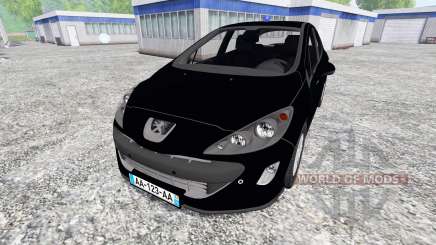 Peugeot 308 [unmarked police] for Farming Simulator 2015