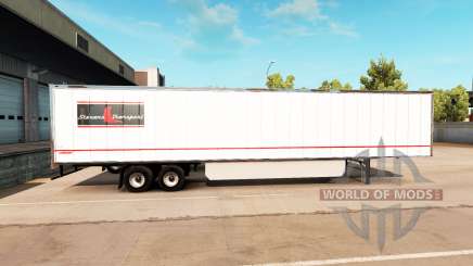 Skin Stevens Transport on semi-trailer for American Truck Simulator