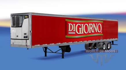 Refrigerated semi-trailer DiGiorno for American Truck Simulator