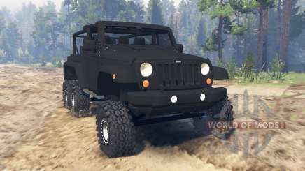 Jeep Wrangler 6x6 Turbo for Spin Tires