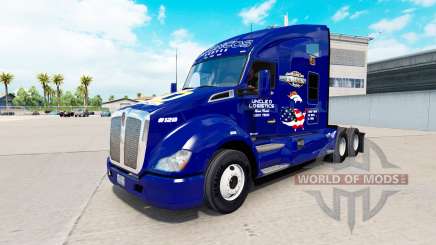 Skin Broncos on tractor Kenworth for American Truck Simulator