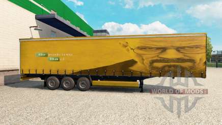The skin of Walter White in the trailer for Euro Truck Simulator 2
