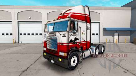 Skin Silver Eagle truck Freightliner FLB for American Truck Simulator