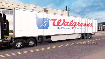 Skin WalGreens on the trailer for American Truck Simulator