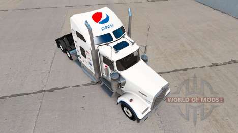 Pepsi skin for the Kenworth W900 tractor for American Truck Simulator