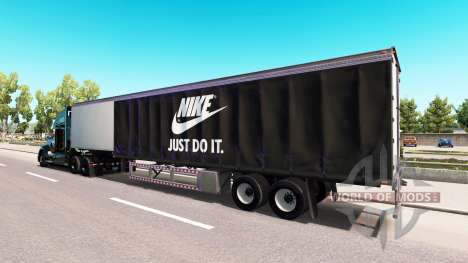 Skin Nike on the truck Kenworth for American Truck Simulator