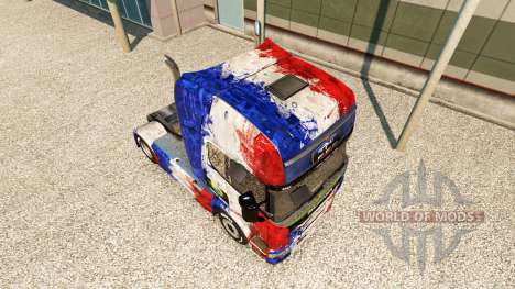 Skin France Copa 2014 for Scania truck for Euro Truck Simulator 2