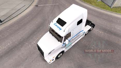 Skin Con-way Truckload for truck tractor Volvo V for American Truck Simulator