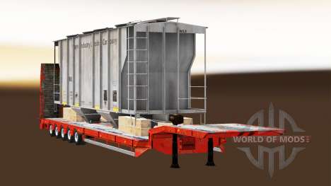 Semi-trailers with zeleznodoroznyj the line v1.4 for Euro Truck Simulator 2