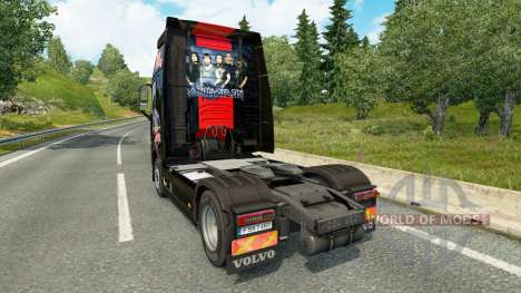 Iron Maiden skin for Volvo truck for Euro Truck Simulator 2
