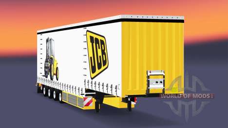 Four-axle curtain semi-trailer Krone v5.0 for Euro Truck Simulator 2