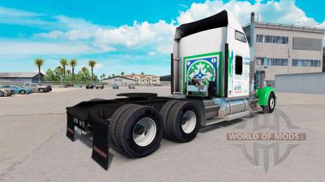 Skin All Star FJ Service on the truck Kenworth W for American Truck Simulator