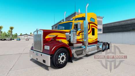 Skin Survivor truck Kenworth W900 for American Truck Simulator
