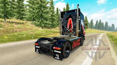 Skin Coca-Cola tractor Scania for Euro Truck Simulator 2