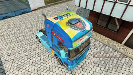 Skin Need For Speed Hot Pursuit on tractor Scani for Euro Truck Simulator 2