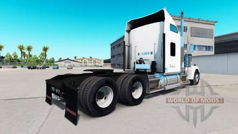 The skin on the Sysco truck Kenworth W900 for American Truck Simulator