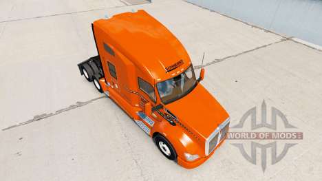Skin Schneider National on truck Kenworth for American Truck Simulator