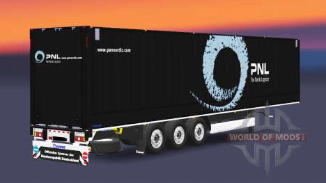 The semitrailer-van Krone Dryliner v3.0 for Euro Truck Simulator 2