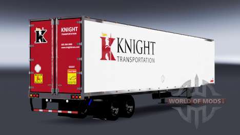 All-metal semitrailer Knight for American Truck Simulator