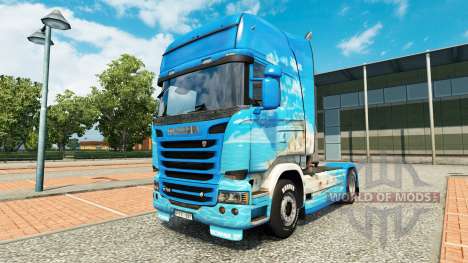 Skin Klanatranas on tractor Scania for Euro Truck Simulator 2