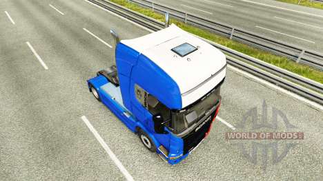 France skin for Scania truck for Euro Truck Simulator 2