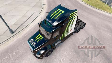 The Monster Energy Falken skin for the truck Pet for American Truck Simulator