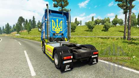 Tomka skin for Scania truck for Euro Truck Simulator 2