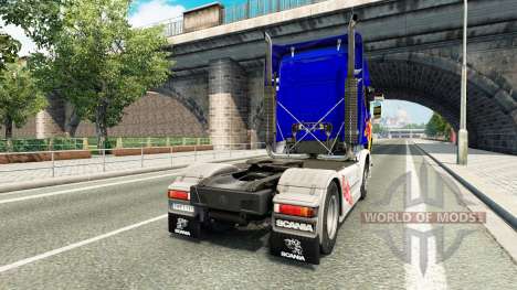Skin Red Bull v2.0 truck Scania for Euro Truck Simulator 2