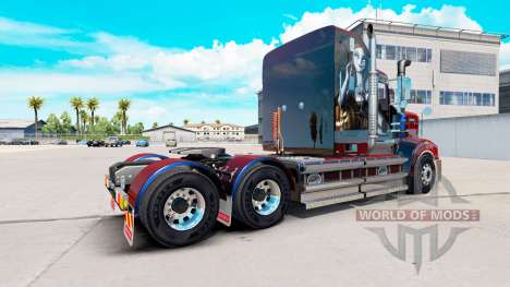 Skin Sally on tractor Kenworth T908 for American Truck Simulator