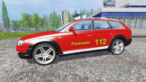 Audi A6 (C6) Avant [feuerwehr] for Farming Simulator 2015