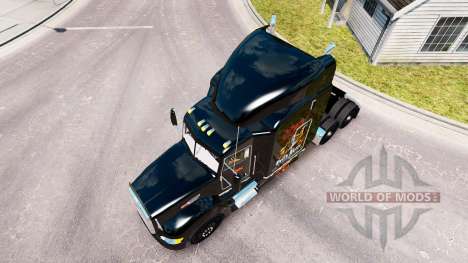Skin AC-DC tractor Peterbilt 386 for American Truck Simulator