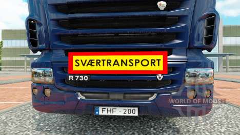 Svaertransport for Euro Truck Simulator 2