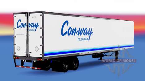 All-metal semi-trailer Conway for American Truck Simulator