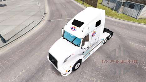 Skin NAPA on tractor Volvo VNL 670 for American Truck Simulator