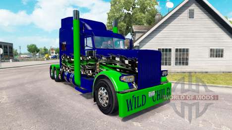 Skin Wild Child on the truck Peterbilt 389 for American Truck Simulator