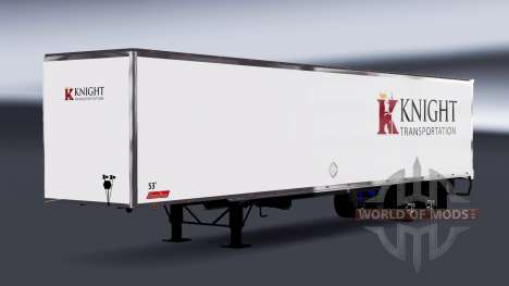 All-metal semitrailer Knight for American Truck Simulator