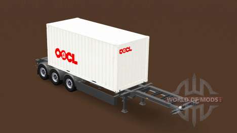 Semi-trailer with 20-pound container for American Truck Simulator