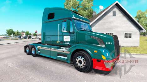 Wilson Trucking skin for Volvo truck VNL 670 for American Truck Simulator