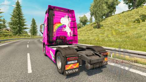 Dee Dee skin for Volvo truck for Euro Truck Simulator 2