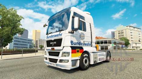 Bundeswehr skin for MAN truck for Euro Truck Simulator 2