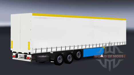 Curtain semi-trailer Schmitz Cargobull for Euro Truck Simulator 2