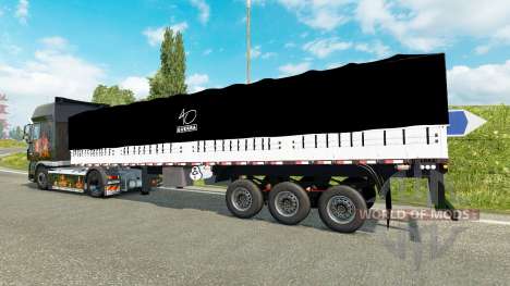 Onboard tilt semitrailer for Euro Truck Simulator 2