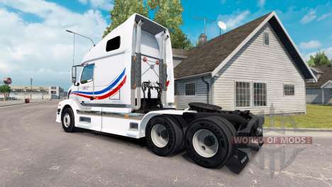 Skin Jacques Auger for tractor Volvo VNL 670 for American Truck Simulator